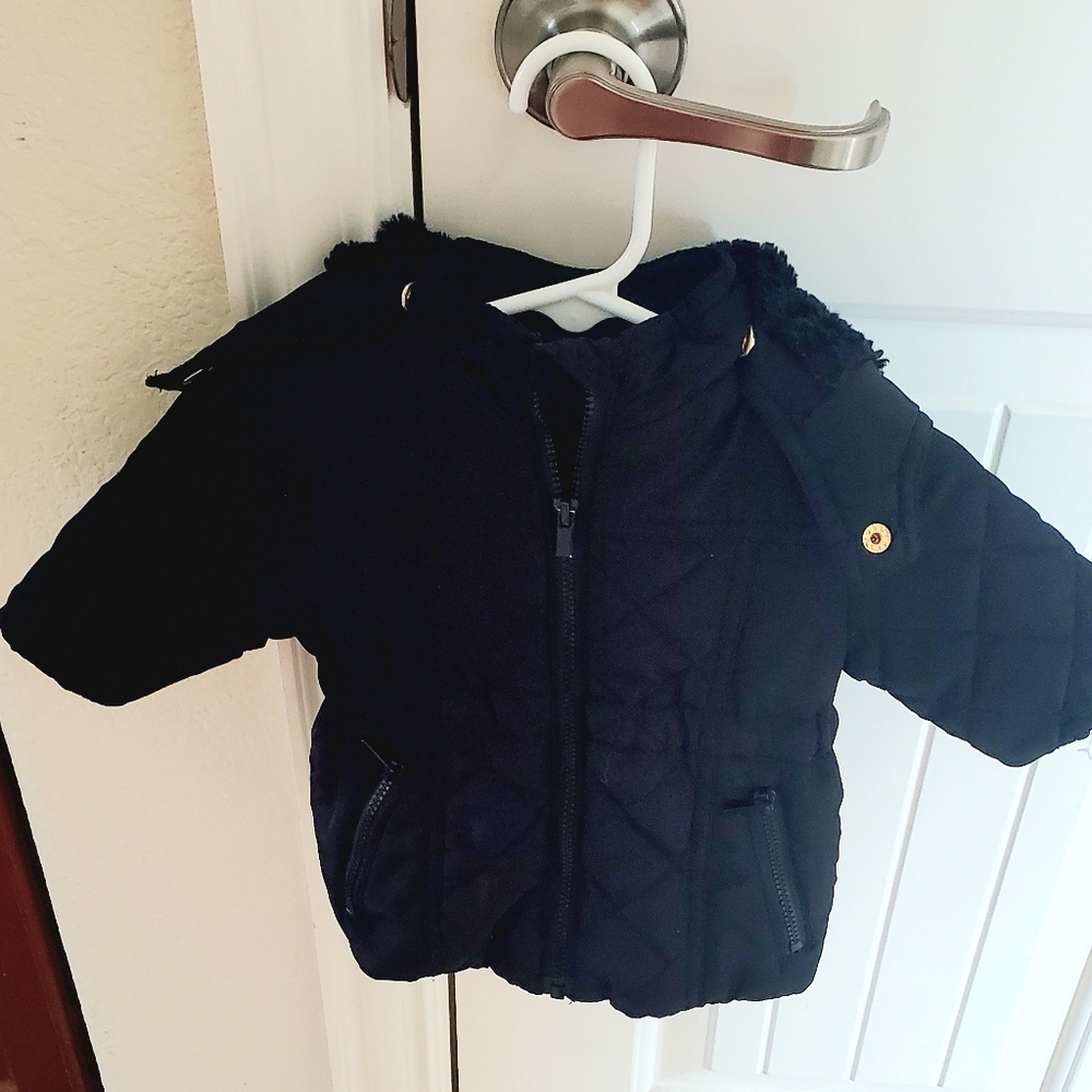 Cutest baby girl puffy hooded jacket size 3M